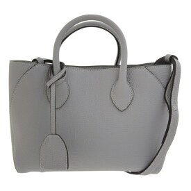 【中古】 ボナベンチュラ BONAVENTURA ミア 22 2WAYバッグ ハンドバッグ ショルダーバッグ レザー グレー 新入荷 OB2462