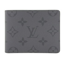 【中古】 ルイヴィトン LOUIS VUITTON モノグラム エクリプス ポルトフォイユ スレンダー 二つ折り財布 M80906 新入荷 LV1734