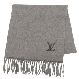 【中古】 ルイヴィトン LOUIS VUITTON エシャルプ ジェラム マフラー カシミヤ グレー M71288 新入荷 LV1946