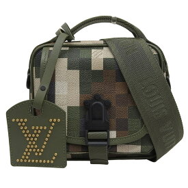 【中古】 ルイヴィトン LOUIS VUITTON ダモフラージュ クエストメッセンジャー 2WAYバッグ ショルダーバッグ グリーン M24450 新入荷 LV2015