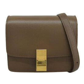 【中古】 セリーヌ CELINE クラシックボックス スモール ショルダーバッグ レザー ブラウン 189183DLS.38NO 新入荷 OB2786