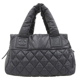【中古】 シャネル CHANEL コココクーン トートバッグ ハンドバッグ ナイロン ブラック 13番台 新入荷 CH1086
