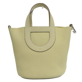 【中古】 エルメス HERMES インザループ18 ハンドバッグ トリヨンクレマンス ジョーヌミルトン W刻印 2024年 新入荷 HE1143