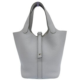 【中古】 エルメス HERMES ピコタンロックPM ハンドバッグ トリヨンクレマンス パールグレー Z刻印 2021年 新入荷 HE1150