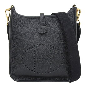 【中古】 エルメス HERMES エヴリンTPM ショルダーバッグ トリヨンクレマンス ブラック U刻印 2022年 新入荷 HE1157