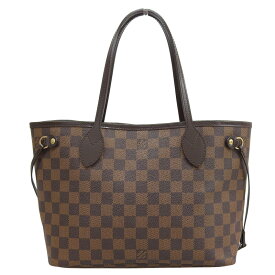 【中古】 ルイヴィトン LOUIS VUITTON ダミエ ネヴァーフルPM トートバッグ エベヌ N51109 新入荷 LV1765