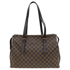 【中古】 ルイヴィトン LOUIS VUITTON ダミエ チェルシー トートバッグ ショルダーバッグ エベヌ N51119 新入荷 LV1979
