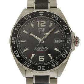 【中古】 タグホイヤー TAG HEUER フォーミュラ1 デイト メンズ 自動巻き 腕時計 SS グレー文字盤 WAZ2011 新入荷 OW0489