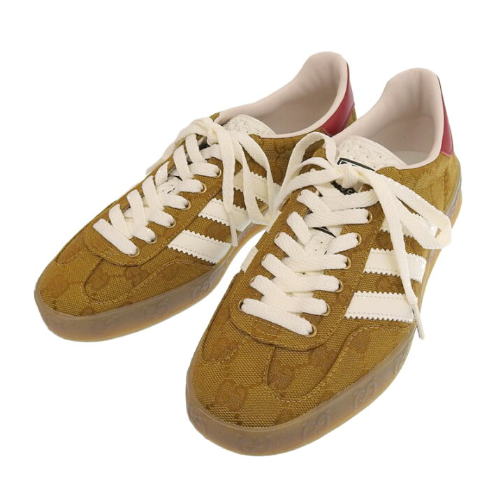 楽天市場】【中古】 グッチ×アディダス GUCCI×adidas ガゼル  