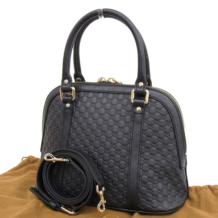 楽天市場】【中古】 グッチ GUCCI マイクログッチシマ 2WAYバッグ 