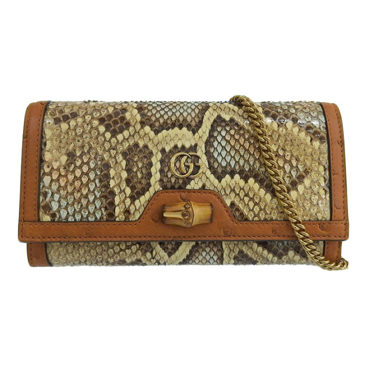 楽天市場】【中古】 グッチ GUCCI ダイアナ チェーンウォレット 