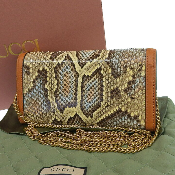 楽天市場】【中古】 グッチ GUCCI ダイアナ チェーンウォレット 