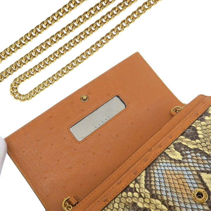 楽天市場】【中古】 グッチ GUCCI ダイアナ チェーンウォレット 