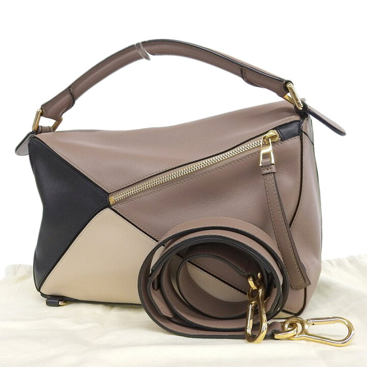 楽天市場】【中古】 ロエベ LOEWE パズルバッグ ミディアム 2WAYバッグ  
