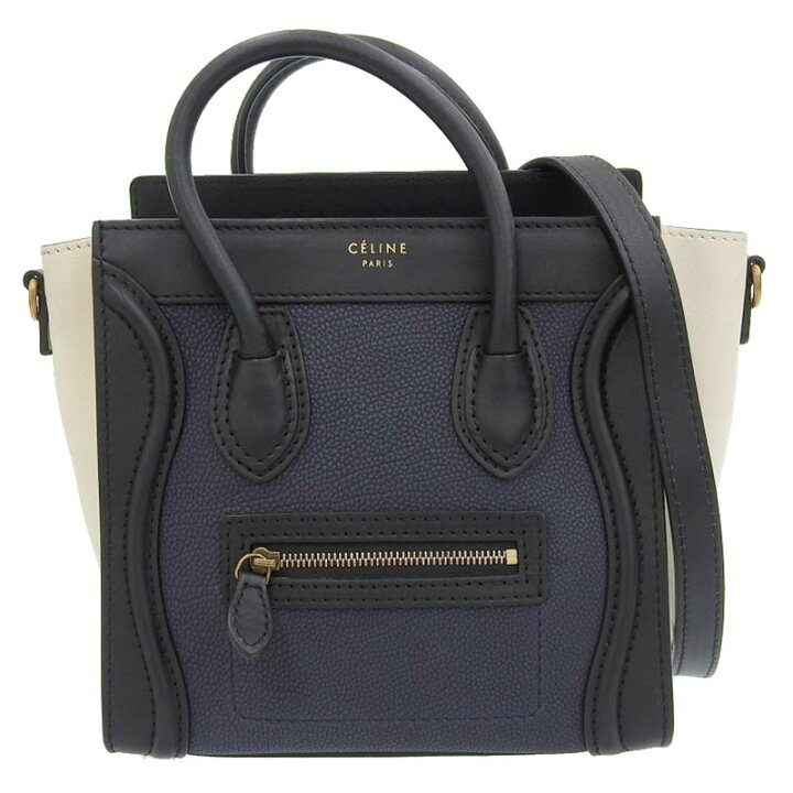 楽天市場】【中古】 セリーヌ CELINE ラゲージ ナノショッパー 2WAY  