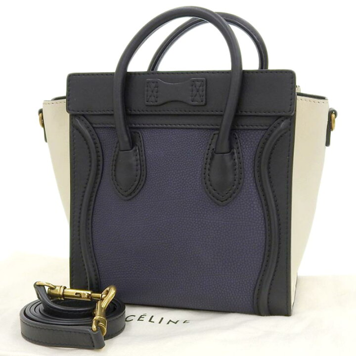 楽天市場】【中古】 セリーヌ CELINE ラゲージ ナノショッパー 2WAY 