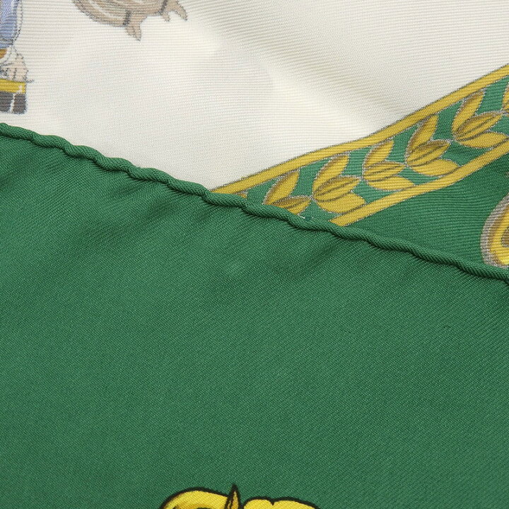 楽天市場】【中古】 エルメス HERMES カレ90 スカーフ ロンシャンへの  