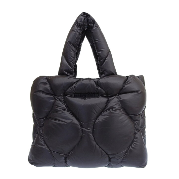 楽天市場】【中古】 ミュウミュウ MIUMIU パテッド トートバッグ 