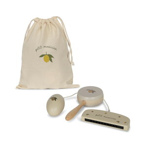 [Konges Slojd] WOODEN MUSIC SET LEMON FSC | LEMONKongesSlojd toys COxr[ COq q xr[ xr[ Ԃ̂鐶 X^C xr[Mtg oYj 