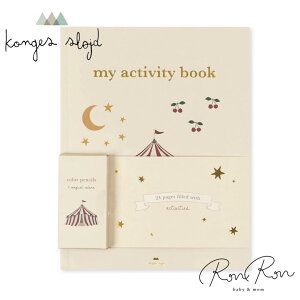 [Konges Slojd] y30OFFzACTIVITY BOOK WITH COLOR PENCILS FSC | OFF WHITE Konges Slojd RQXXCh toys COq COxr[  xr[Mtg oYj q