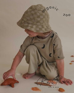 [organic zoo] ySALE 30%OFFzDusky Checkboard Terry Sun Hat | Dusky I[KjbNY[@Xq nbg  Ԃ LbY q COq@C|[gq