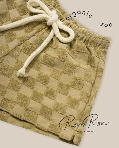[organic zoo] Dusky Checkboard Terry Rope Shorts | Dusky ̎q j̎q  Ԃ LbY q COq@C|[gq