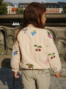 [Konges Slojd] JUNO SEQUIN BOMBER JACKET | FRAPPE@[IXX] [V]RQX@C|[gq@{o[WPbg@̎q@@q