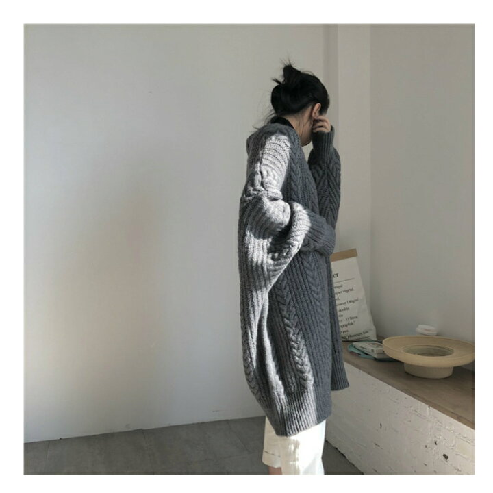 楽天市場】在庫処分SALE!! ドルマンスリーブ ケーブル ニット コーディ  