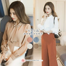 楽天市場 ボウタイブラウス 白の通販