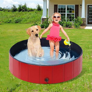 ペットバスプール ペットシャワー用プール ペット水遊び用品 折りたたみ式 犬・猫用浴槽 ペットお風呂用 収納簡単