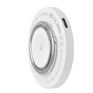 Apple Watch 充電器 magsafe 充電器 15W出力急速充電、磁気安全リング/スタンド機能付き、両面同時充電、コンパクトで持ち運び可能、強力な磁力で外れにくい 磁気リング