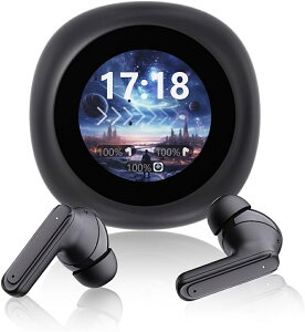 �C���z�� �y2025�N���f�� Bluetooth5.4 ���C�����X�C���z�� �J�i���^ �^�b�`�f�B�X�v���C���� 1.28�C���`�t���P�[�X ANC+ENC�m�C�Y�L�����Z�����O �ʘb�m�C�L���� �Տꊴ�X�e���I�T�E���h ���ɑ���