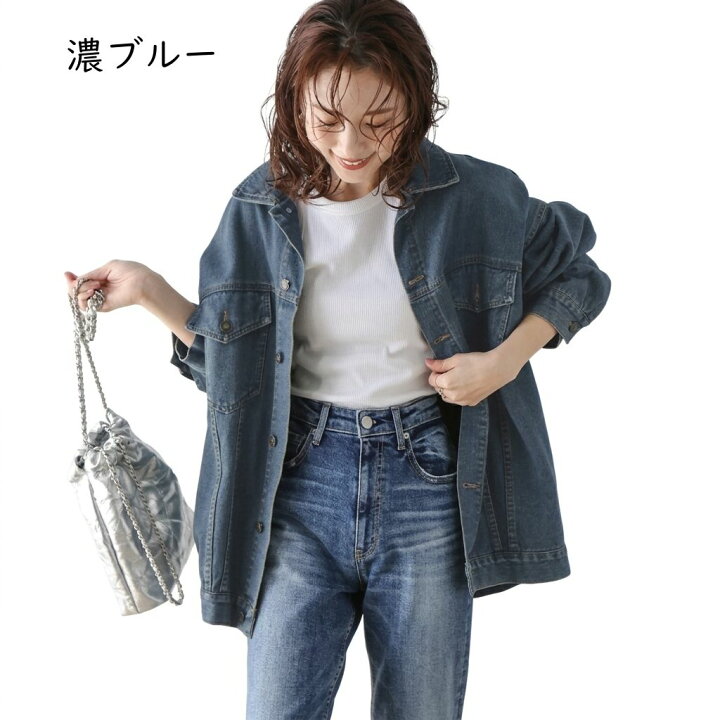 楽天市場】【ヴィンテージ風】 デニムジャケット レディース Gジャン 