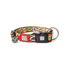 【訳あり】マックスアンドモーリー 犬用首輪 スマートIDタグ付き ヒーロー S 犬 首輪 おしゃれ 迷子札 IDタグ ギフト アウトレット