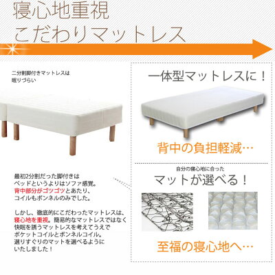 寝心地重視のこだわりマットレス