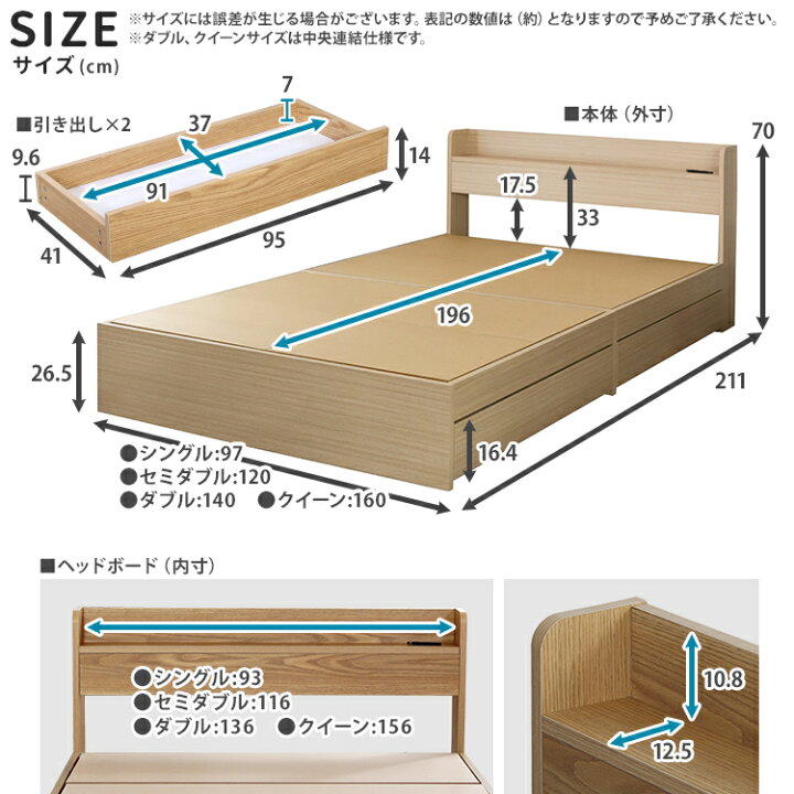 楽天市場】【楽天1位】【マットレスセット】 収納ベッド アンサンブル 