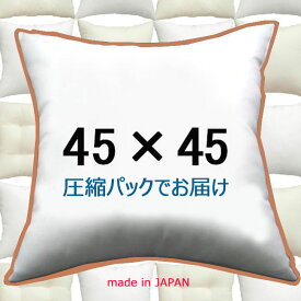 ヌードクッション 45×45cm クッション 中身 クッション本体 クッション中材 Pillow Insertクッションカバー用本体 Decorative Cushion Square 45x45 洗える
