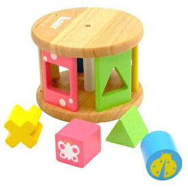【あす楽】エデュテ　baby&kids　KOROKORO　パズル　LA-001　木のおもちゃ　知育玩具