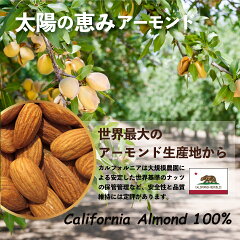 カリフォルニア産アーモンド100%