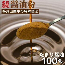 純醤油粉 100% 国産たまり醤油 無添加 おにぎり お弁当に 230g 天然アミノ酸 旨み 甘さ 醤油 パウダー 粉末 旨味調味料 デキストリン不使用 甘味料無添加 減塩 55.9% 塩置換 海外旅行 焼きそば 野菜炒め