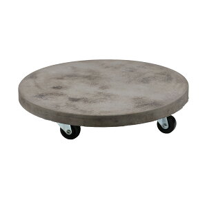【P5倍】【クーポン】プランター用 植木鉢用 皿 受け皿 セメント製キャスター付きプランターキャリー36cm TR360 直径36 スタンド フラワースタンド ベース キャスター 台車 鉢置き 花台 プラン