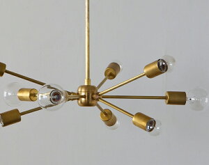 ACME FURNITURE ANt@j`[ SOLID BRASS LAMP 9ARM \bhuXv9A[ y_gCg