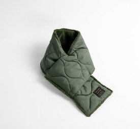 SALE30%OFF // TAION タイオン MILITARY REVERSIBLE DOWN SCARF ミリタリー リバーシブル ダウンマフラー TAION-R201ML-1