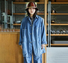 orslow オアスロウ LOOSE FIT DENIM COVERALL USED カバーオール 00-6141-95