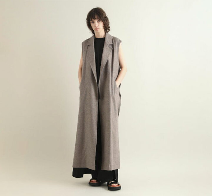 楽天市場】SACRA サクラ LI/CO CHAMBRAY GILET コットンリネン 