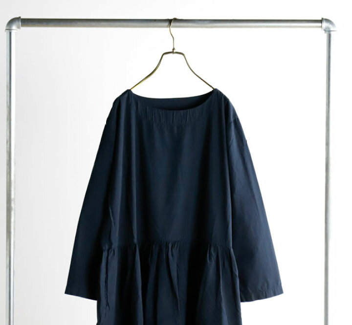 楽天市場】ARMEN アーメン INAM2474PD ワンピース 40s POPLIN OVERDYED 