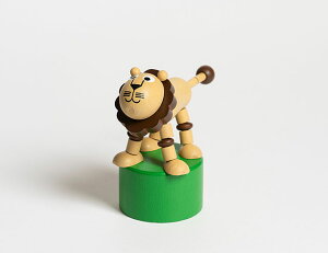 DETOA Wooden Push Up Toy Lion no.12487 ؐߋ