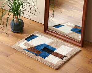 journal standard Furniture �W���[�i���X�^���_�[�h�t�@�j�`���[ �Ƌ�@GEOMETRIC MAT 50×70�@�W�I���g���b�N�}�b�g