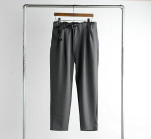 SALE40%OFF //and wander �A���h�����_�[ 5282104 �������W�c�C���p���c PE melange twill pants