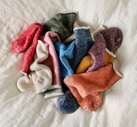 ROTOTO ロトト R1001 DOUBLE FACE CREW SOCKS ダブルフェイス クルーソックス